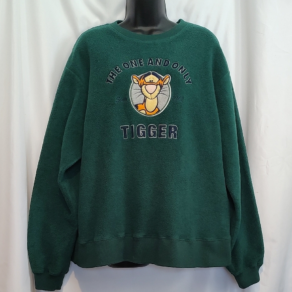 Disney Other - Disney Green Tigger Crewneck Sweater